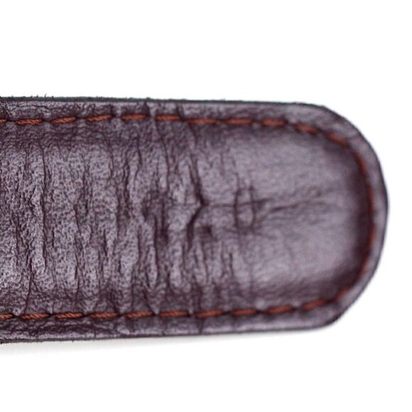 Elico CROCO EMBOSSED BLACK GENUINE LEATHER 1.25\